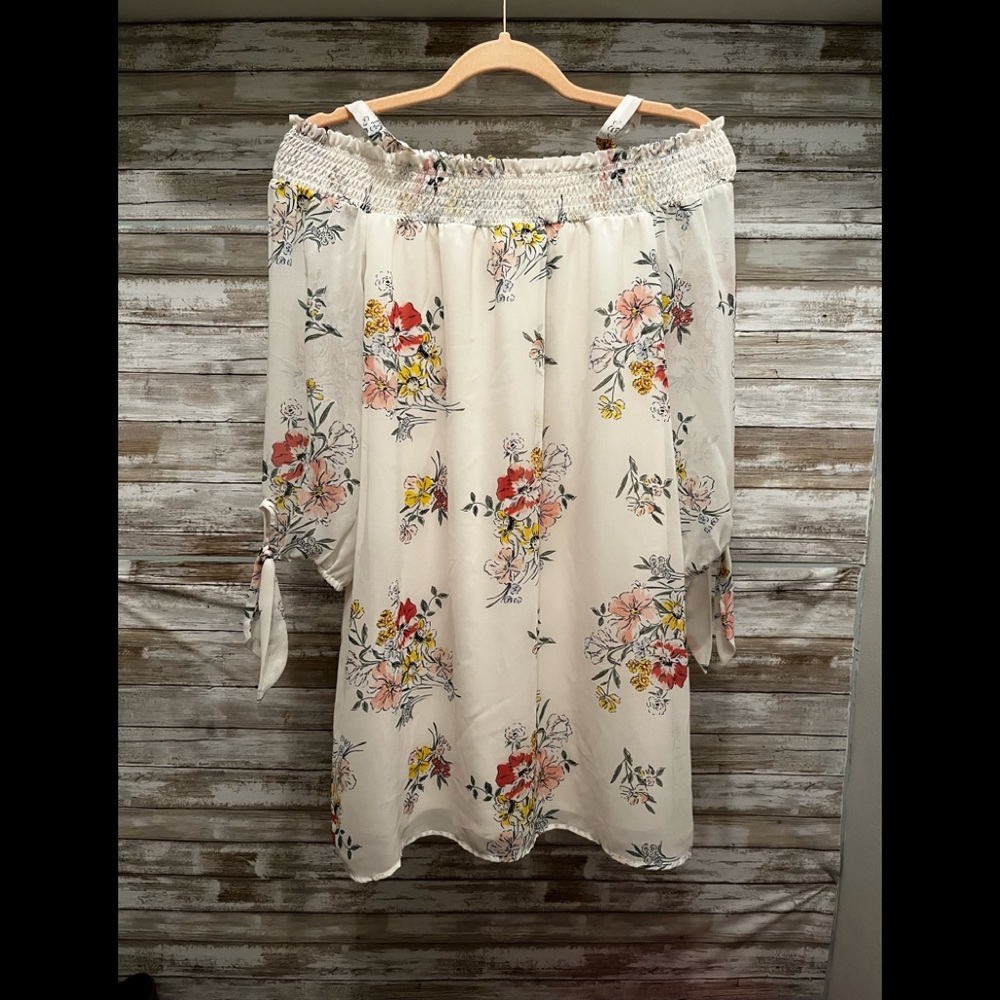 Off the shoulder Floral Dress